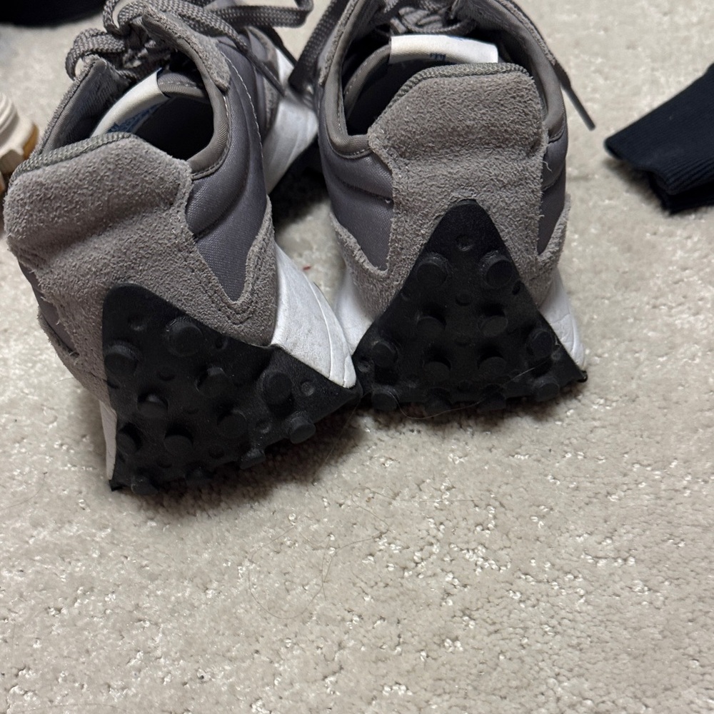 New Balance Charcoal and White Sneakers - Picture 3 of 3
